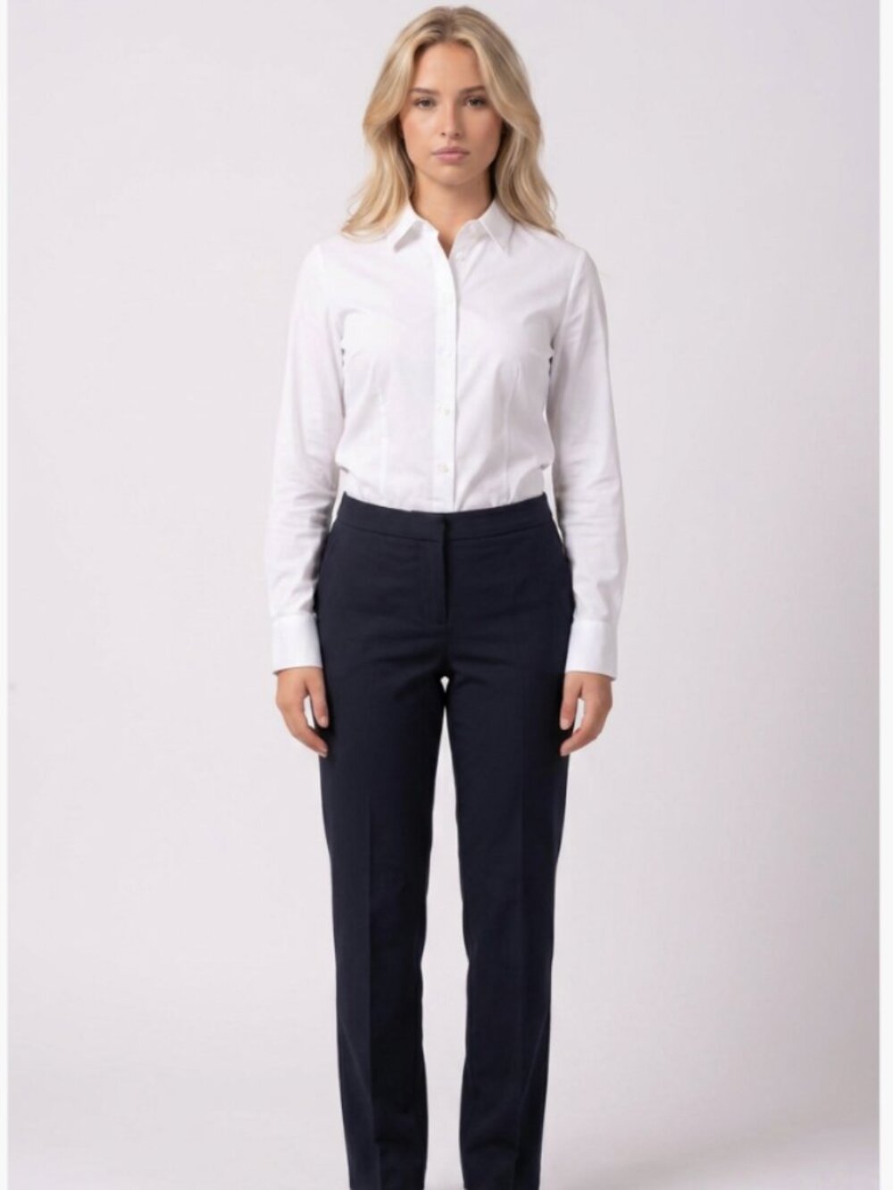 J.Crew Favorite Fit Navy Suit Pant Stretch NWOT Size 8 Tall